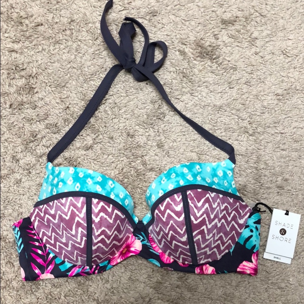 NWT Shade & Shore bikini top 36B